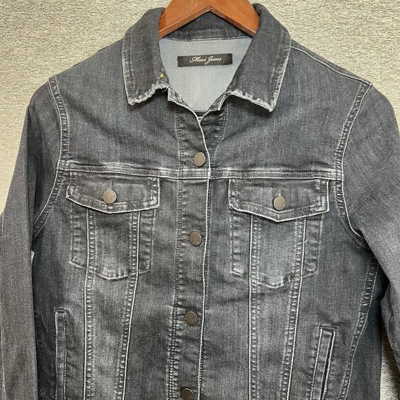 Mavi Jeans Jacket Womens Small Blue Denim Short Cropped  Outerwear Stretch - Picture 7 of 15